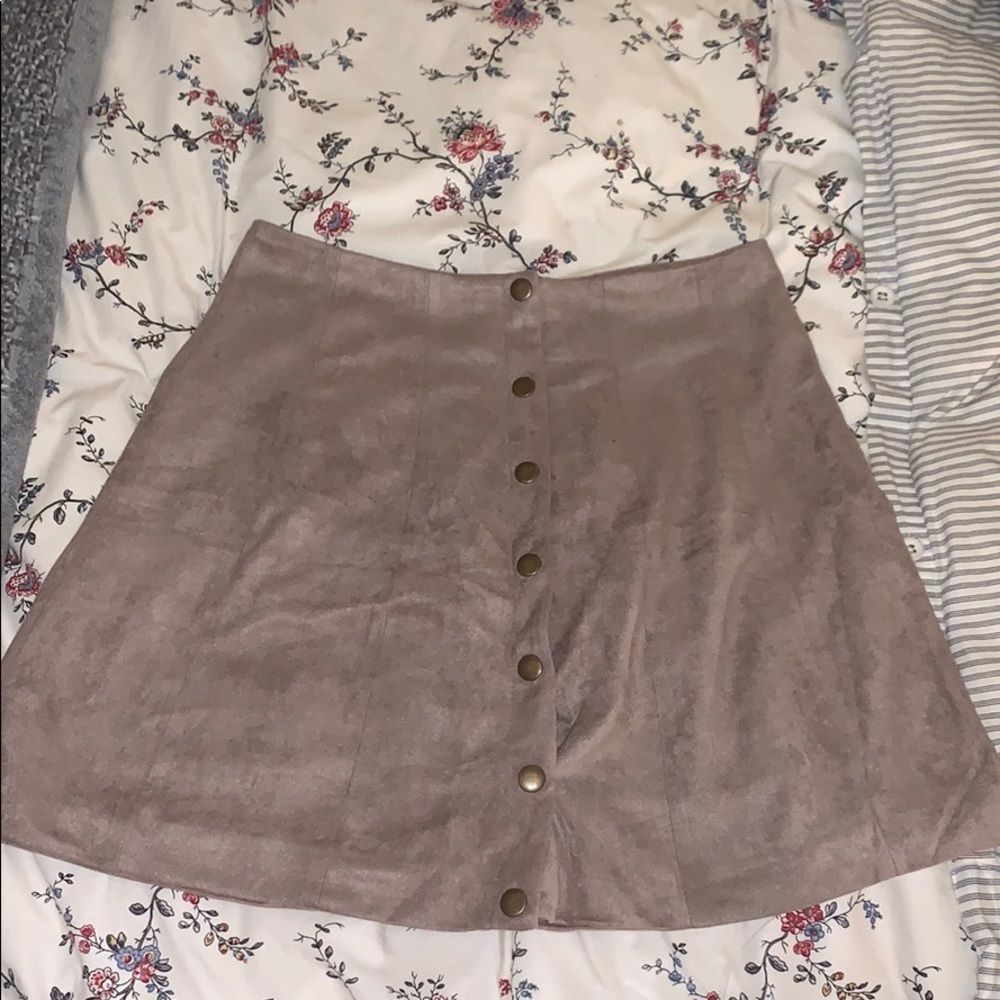Satin skirt